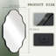 Oval Bathroom Mirror, Aluminium Frame Vanity Mirror with 4mm HD Shatterproof Glass, Wall Mounted Portrait or Landscape-181566497-181566498