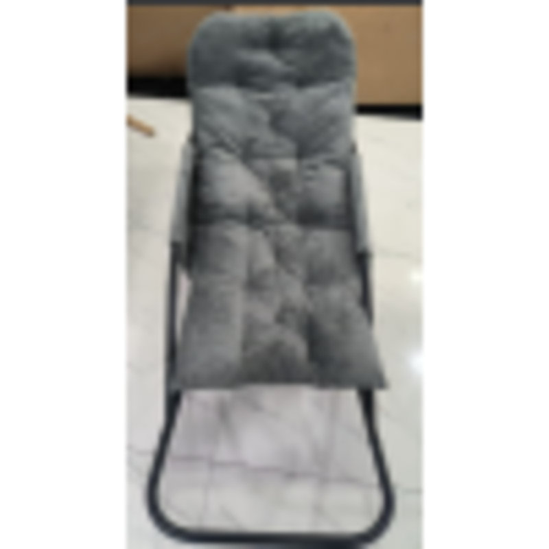 Single Steel Rocking Chair, Tech Fabric, Light Grey