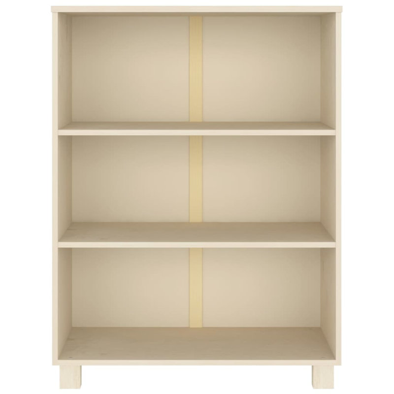 Huckstadt 112cm H x 85cm W Solid Wood Standard Bookcase, Honey Brown