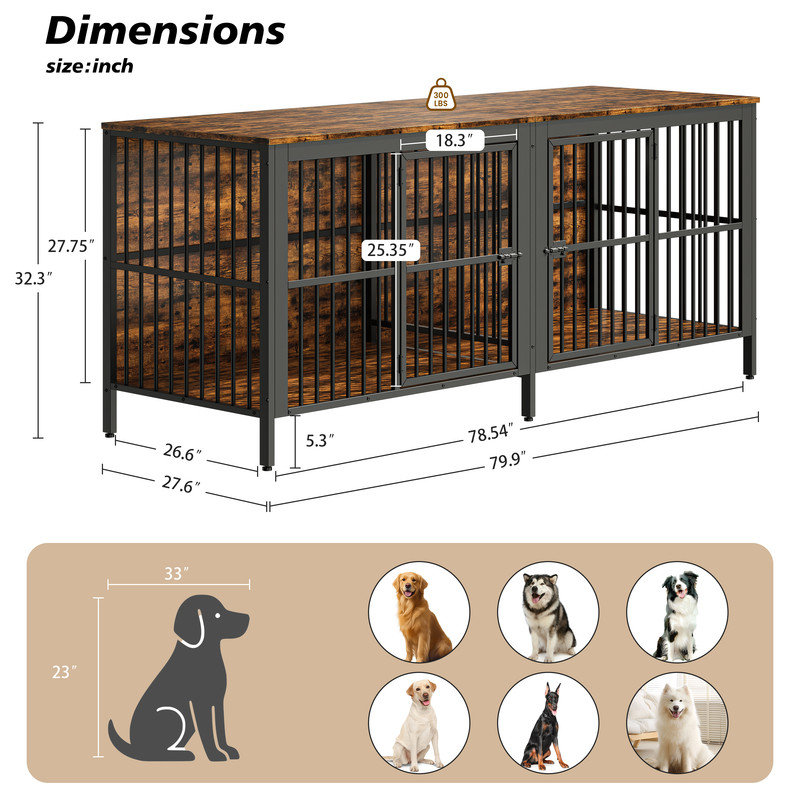 Meuble télé pour chien 80 po