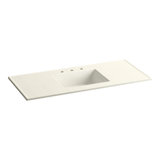 Ceramic/Impressions® Vitreous China Rectangular Drop-in Bathroom Sink with Overflow