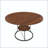 43" Extendable Round Dining Table with Storage Shelf