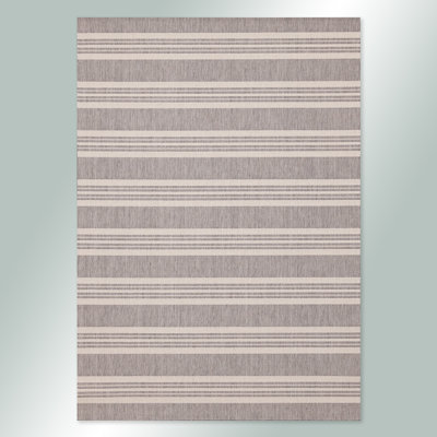 Tapis intérieur / extérieur gris Marrilee