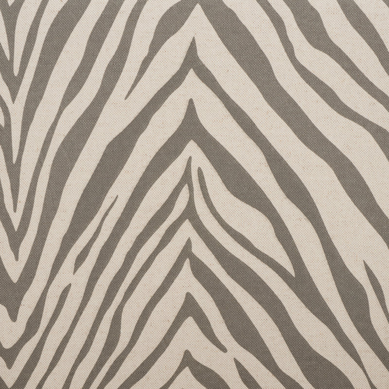 Halleigh 19.5'' H Upholstered Parsons Chair, Grey Zebra Linen Blend
