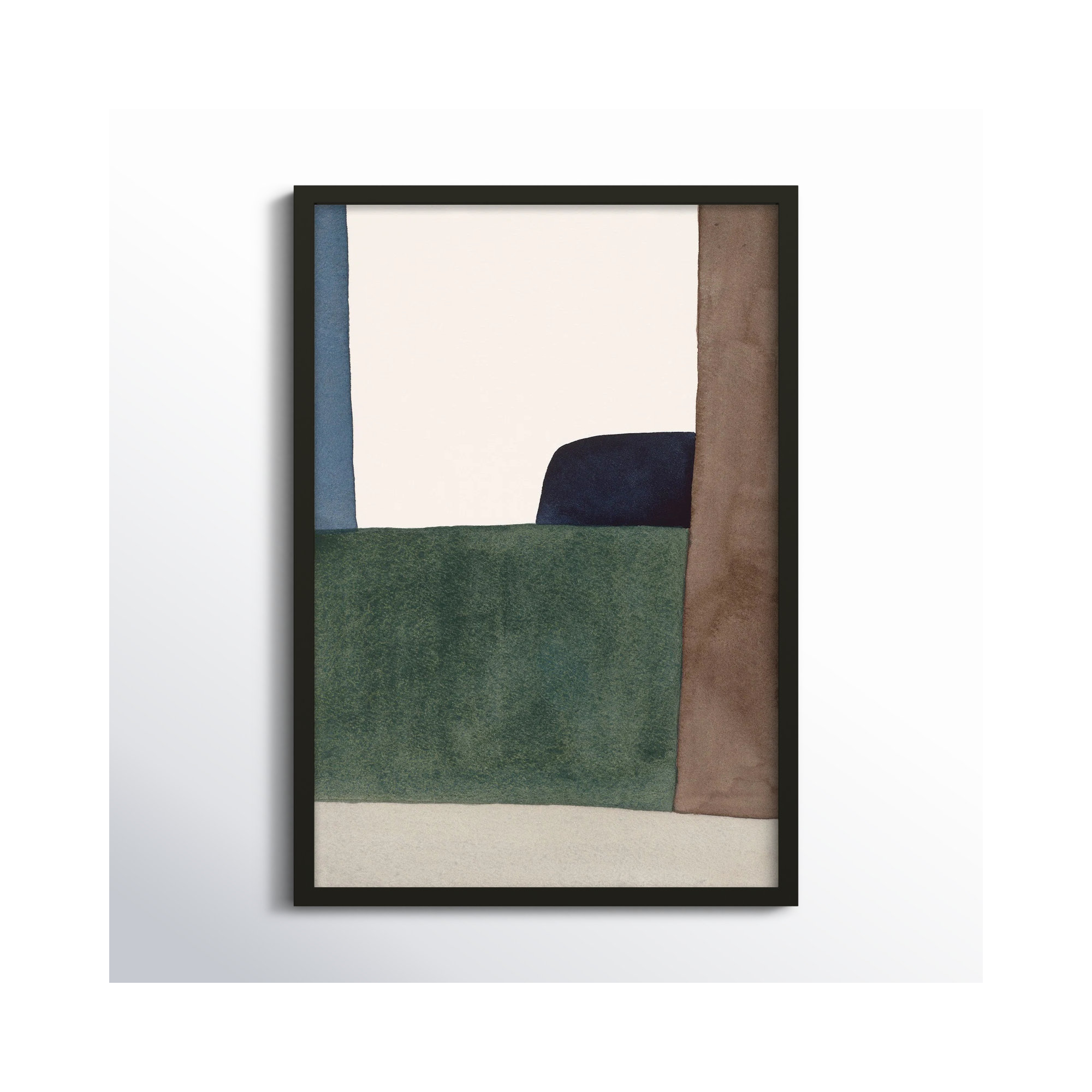 Distant Forest by Julia Balfour, Black, 21" W x 30" H