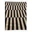 Tapis noir et blanc Ousley