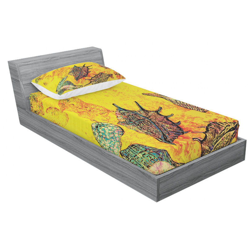 Microfiber Sheet Set, Twin Sheet Set with Fitted Sheet