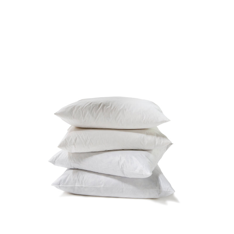Solid Colour Feather Pillow Insert, 14" x 24"