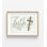 «Let Your Faith Be Bigger Than Your Fears» par Susie Boyer, reproduction encadrée rustique Hébreux 13: 6, impression de verset de la bible de style campagnard