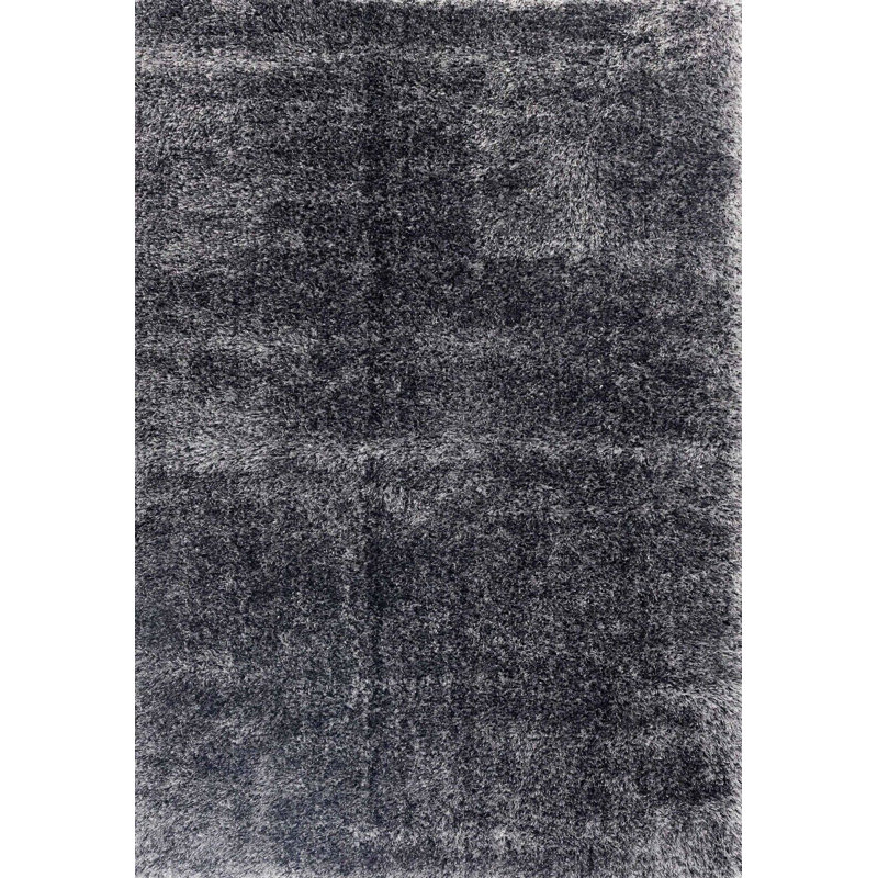 Asharn Solid Colour Shag Area Rug, Rectangle 160 x 230cm