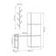 Corbin Hall Tree Bench with Shoe Storage, Coat Hooks, and Metal Hanger for Entryway-39353466