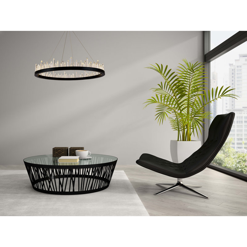 Rosendo 40 - Light Dimmable Drum Chandelier