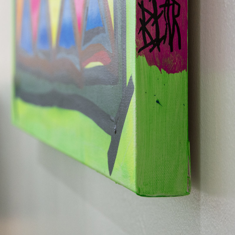 «One of a Kind Art», sans titre, par - peinture sur toile tendue
