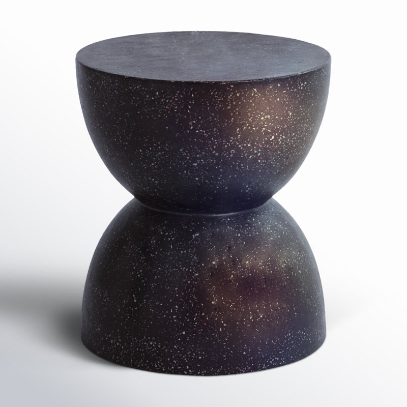 Novo 15.75'' Stone Outdoor Side Table