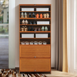 4-layer Creative Shoe Rack, Small Shoe Cabinet For Home Door Entrance /  Dormitory Economical Shoe Shelf