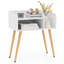 50cm W Metal Bedside Table