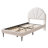  Deeb Tufted Boucle Upholstered Flower Silhouette Headboard Platform Bed-14184635-57386613
