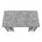 Computer Desk, Home Office, Laptop, Storage Shelves, 48"L, Work, Gray Laminate, Black Metal, Contemporary-979894492