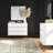 Rockefeller 35" Mid-Century Modern 3-Drawer Bachelor's Chest in White-870534829