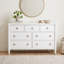 Commode 7 tiroirs Roundhill Furniture, finition blanche
