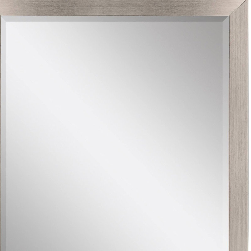42" Silver Framed Accent Mirror