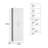 Kitchen Pantry 71" H, 4 Doors, 5 Adjustable Shelves, Laundry-150440109