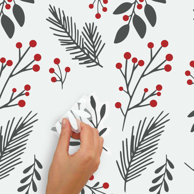 Plants & Flowers Non-Wall Damaging Wall Decal