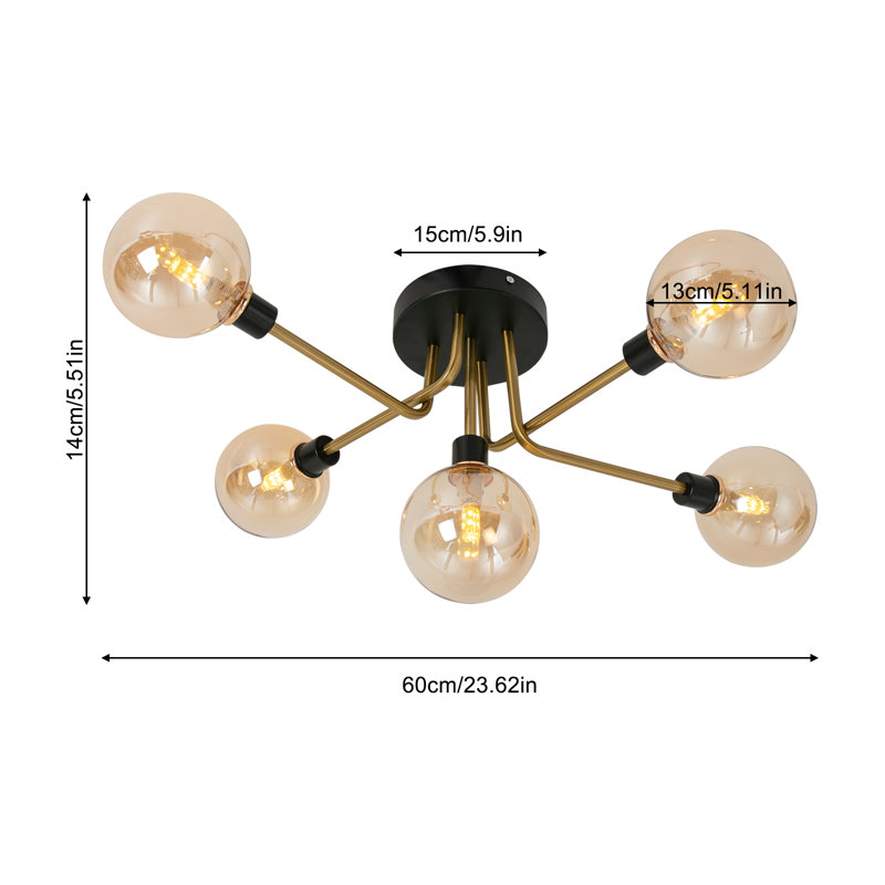 Projecteur en verre Byrin