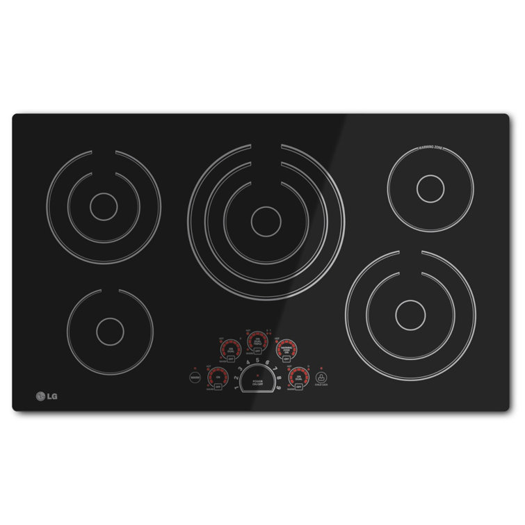 37" Electric Cooktop with 5 Elements