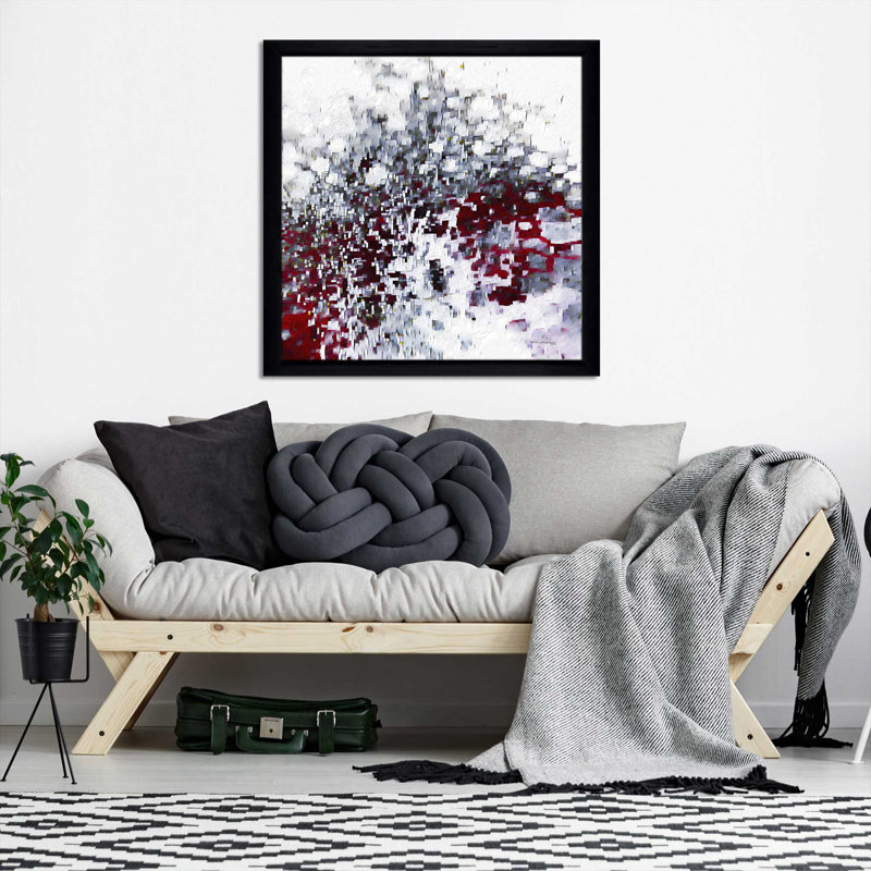 «Gods Amazing Love, John 03:17» par Mark Lawrence, reproduction d'art, H 37,5 po x l 37,5 po x P 1 po, Cadre noir