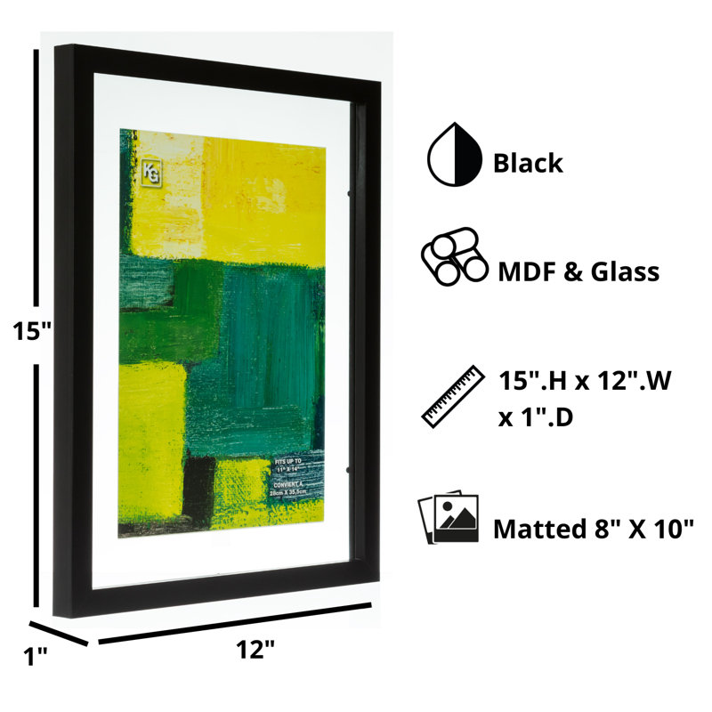 Mirabelle Black Matte Picture Frame