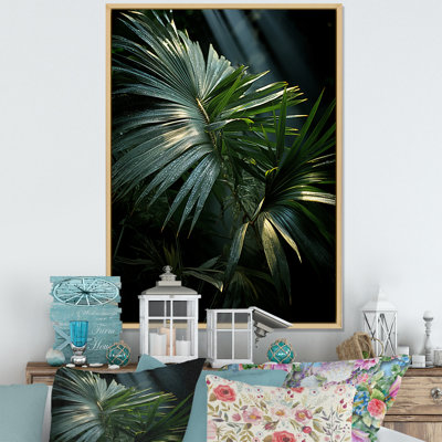 «Palm Trees Jungle I», reproduction sur toile florale