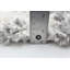 Tapis à poils longs blanc / gris-420812437