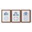 «Garden Structures I», ensemble de 3 reproductions d'art sur toile encadrées-411247736-411247737