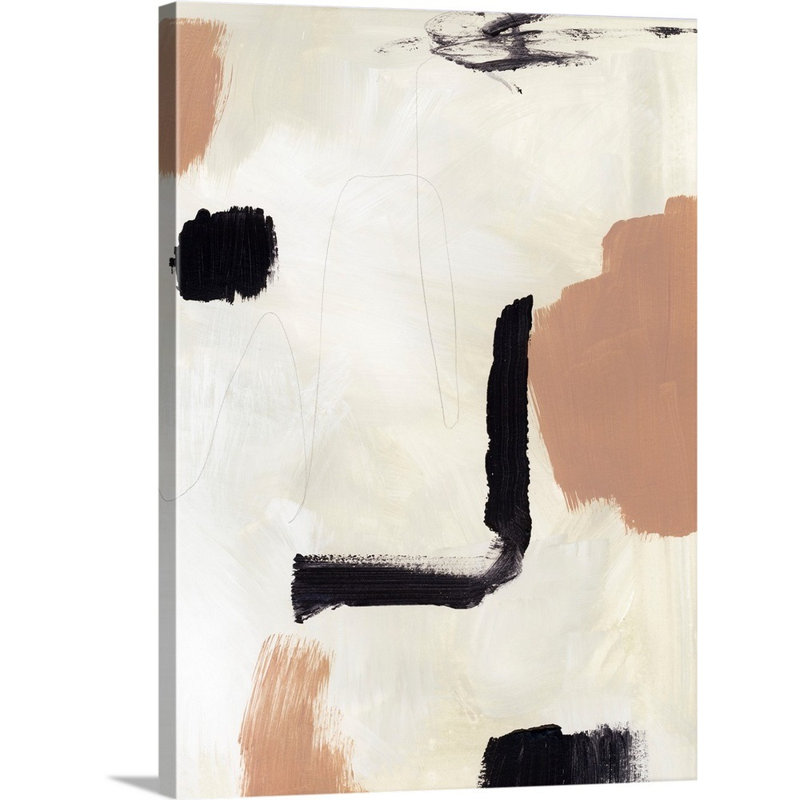 "I" par Victoria Barnes - reproduction d'art sur toile, H 24 po x l 18 po x 1,25 po, Toile tendue