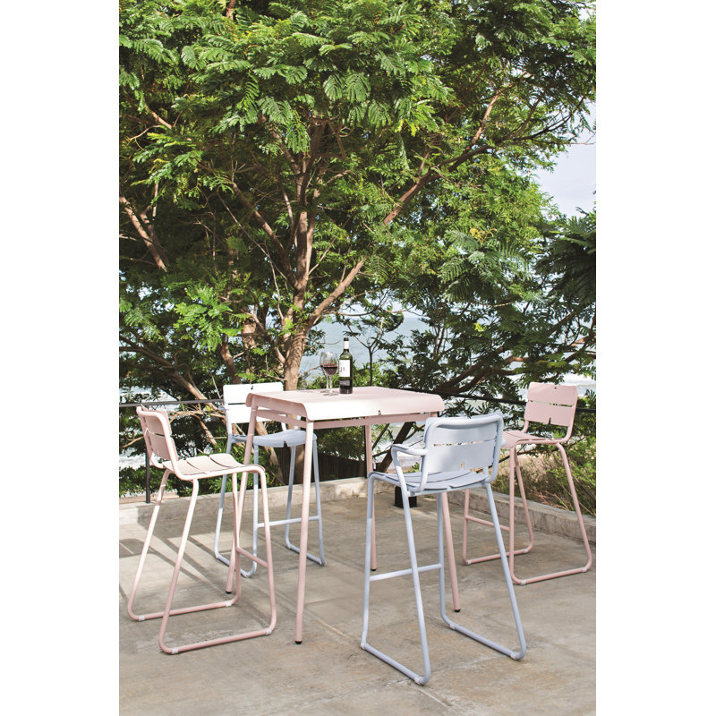 Corail Outdoor Square Dining Table, Anthracite