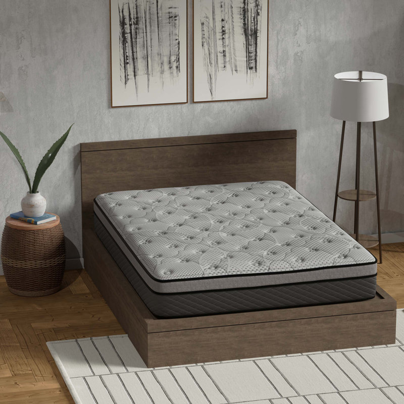 12 Inch Medium Firm Hybrid Queen Mattress With Pocketed Coils, Gel Foam Cooling, Zoned Support, And Certipur-US Certified Materials.