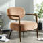 Chaises d'appoint modernes, méridienne en tissu doux pour la maison