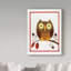 « brown hibou on branch », art sur toile-31974887