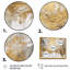 Loughlin Golden Abstract - Décoration murale abstraite-753689285-753689287
