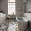 Isobel Tuscany Multicolor Polished Marble Luxury Mosaic Tile-932866716