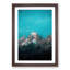 Mountain Peak in Wyoming in Abstract - Picture Frame Painting Print-55726534-55726530