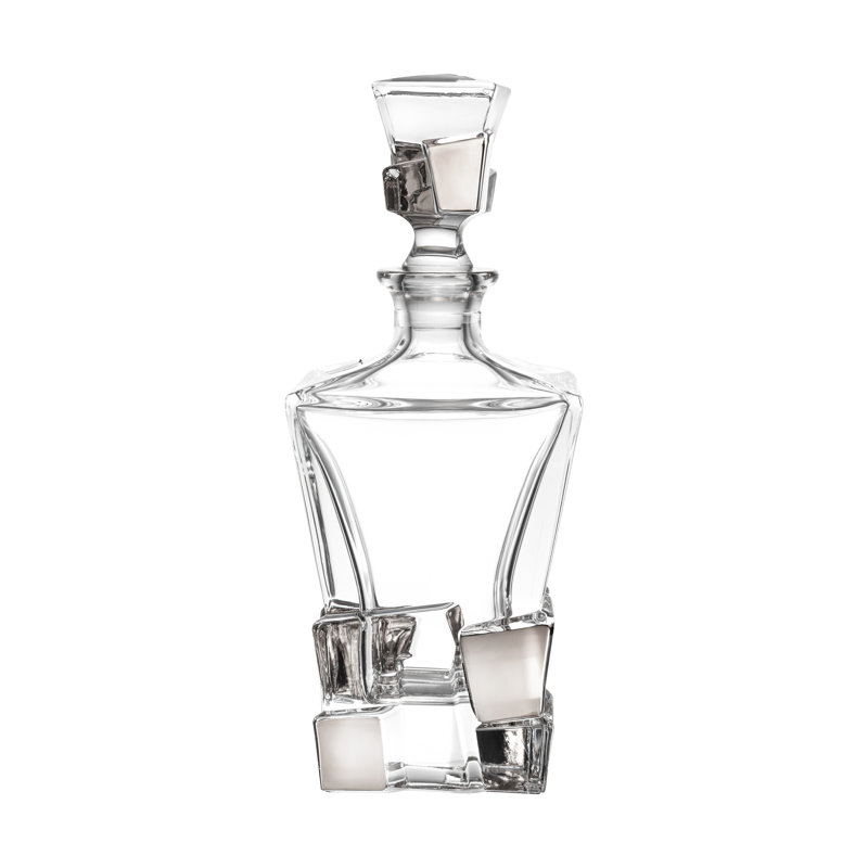 Verre à vin 28 oz Goodwater Carafe à whisky, Argent