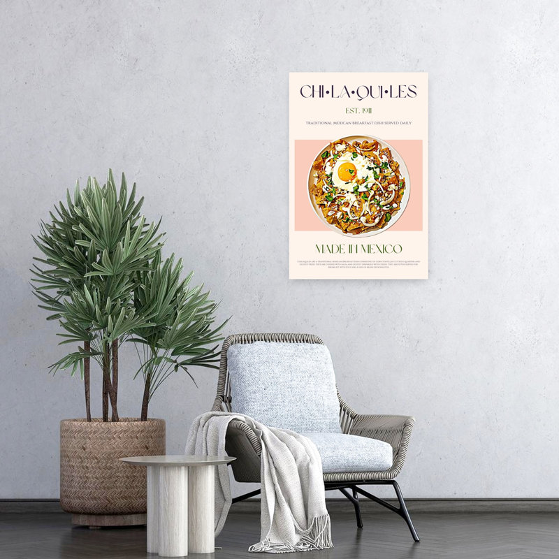 Traditional Chilaquiles Breakfast by Nazma Khokhar - Wrapped Canvas Print, 60.96 cm H x 40.64 cm W