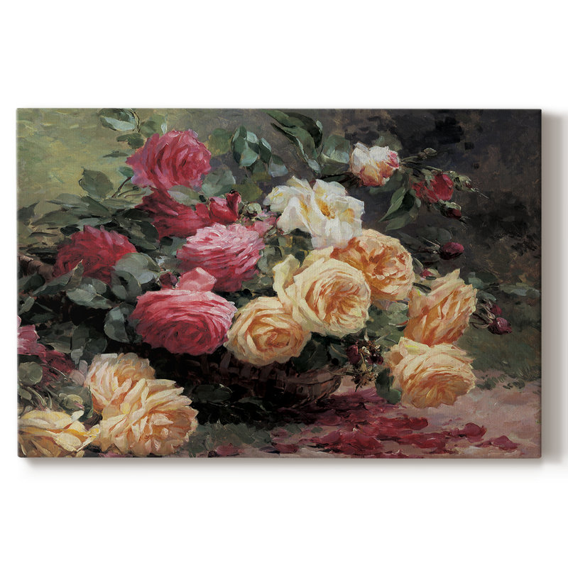 Roses revisités - Cavas enveloppés de galerie, 18 x 27