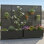 Ensemble de boîtes à fleurs en métal avec treillis H 73 po x l 47 po x P 12 po