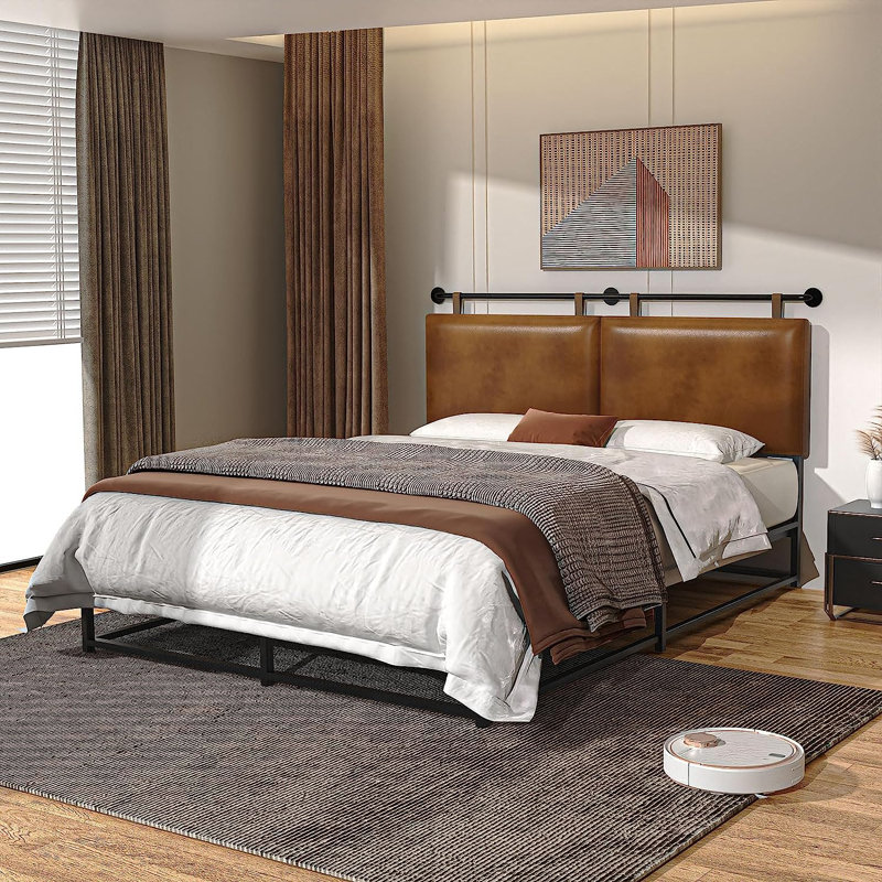 Geogory Upholstered Wingback Headboard