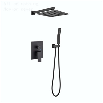 12-Inch Wall Mounted Rain Shower System