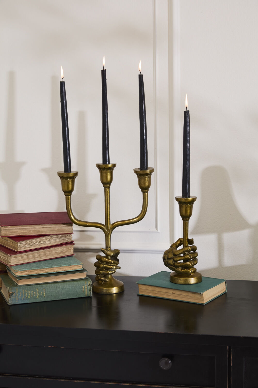 Skeleton Candelabra 10.5"x 4"x 14.25"