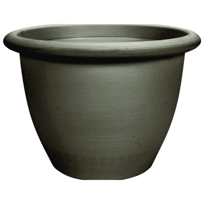  Sevilla Self-Watering Pot and Internal Disk 14 Inch, Cappuccino